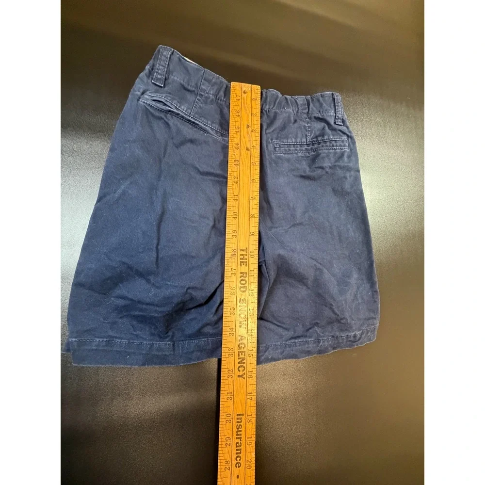 Gap Kids Boys Navy Blue Chino Shorts‎ Adjustable Waist Size 12 School Uniform J6